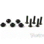 UK-Aluminum Servo Washer For Futaba,Hitech ,Ko ,Xpert 5pcs T-WORK'S