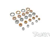 UK-Precision Ball Bearing Set ( For Team Associated RC8 B3.2 ) 28pcs. T-WORK'S