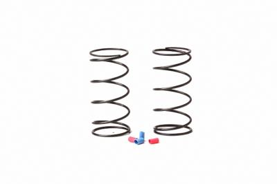 UK-1/10 Front Shock Spring-BlueRed PR RACING