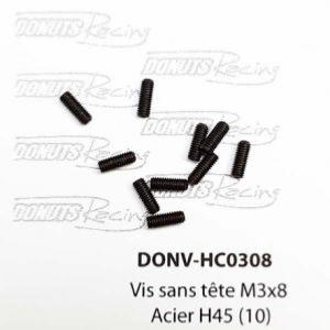 Donuts Racing steel screws and washers