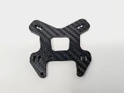 UK-Front shock tower carbone 5mm "REVISED" - EB48 / NB48 2.0 WS-LINE