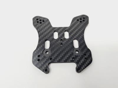 UK-Carbon rear shock tower 5 mm for Hyper VS2 LR PROD