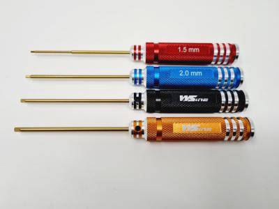 UK-Hex driver set TIN 1.5/2.0/2.5/3.0mm WSLINE