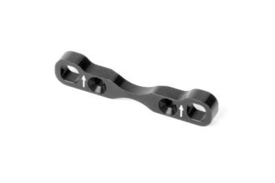 UK-Alu Lower Suspension Holder for HS Bulkhead - Rear-Front X-RAY