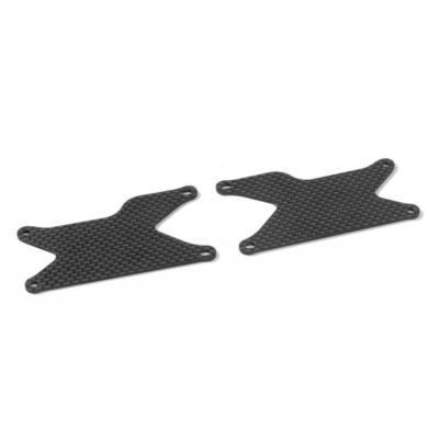 UK-Graphite rear lower arm plate 1.6mm (2) X-RAY