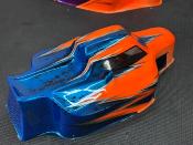 UK-Body "JC S15" Orange Fluo/Blue for TEKNO EB/NB48 large WS-LINE