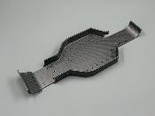 UK-Carbon tub chassis Plain weave 4wd compatible FAN-RC