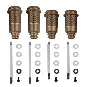 UK-FT Fox Shock Upgrade 13x23mm and 27.5mm with Genuine Kashima Coat and Chrome Shock Shafts TEAM-ASSOCIATED