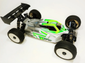 UK-A2.1 Tactic body (clear) w/front wing for Tekno EB48 2.0 and 2.1 buggies LEADFINGER RACING