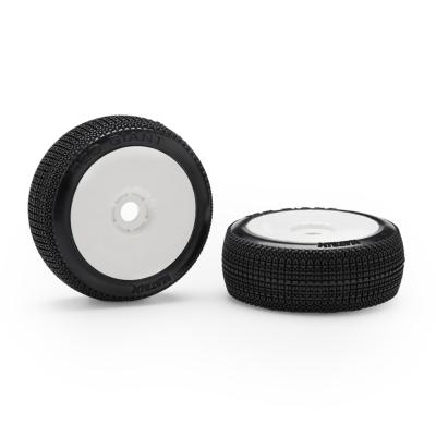 UK-RED GIANT tyres mounted on white wheels (2) (choice of shore) MATRIX TYRES