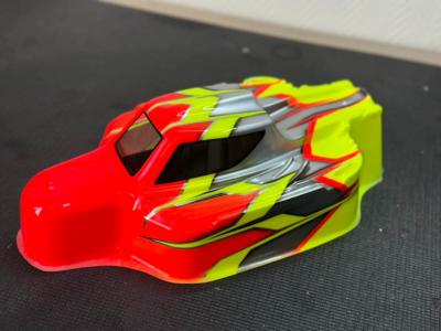 UK-Body "MYSTRAL" Red Fluo/Gun Métal/Yellow Universel WS-LINE
