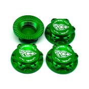 UK-Ultra-Lightweight Wheel Nuts – Fine Thread M12x1.0 (Green) RC-PROJECT