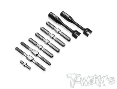 UK-64 Titanium Turnbuckle Set ( For Kyosho MP11 ) T-WORKS