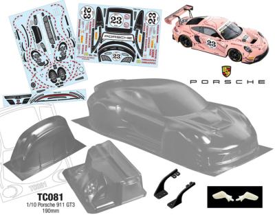 UK-1/10 Porsche 911 GT3, 190mm "PHANTOM" (unpainted) TEAM-C
