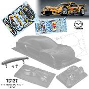 UK-1/10 Bodyshell MAZDA Super GT RX7 SGC-7 190mm (unpainted) TEAM C