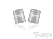 UK-Stainless Steel Rear Chassis Skid Protector ( Kyosho MP11 ) 2pcs. T-WORK'S