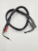 UK-2S PK 5mm charging cable + Balancing plug for XT90 Charger output Black (60cm) WS-LINE