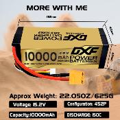 UK-Lipo batterie 4S 15.2V 10000mAh 150C GoldSeries XT90 DXF-POWER