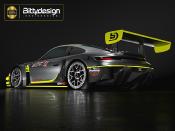 UK-P-GT3R 1/7 ARRMA Infraction-Limitless Pre-Cut body Clear BITTYDESIGN