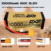 UK-Lipo batterie 4S 15.2V 10000mAh 150C GoldSeries XT90 DXF-POWER