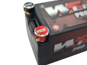 UK-Lockdown Heatsink Bullet Plug Grips with 5mm Bullets (Black/Red) WS-LINE