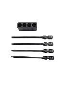 UK- Hexagonal pin set "Black Titanium" 1.5/2.0/2.5/3.0 mm WS-LINE